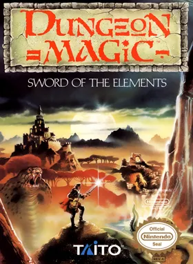 Dungeon Magic - Sword of the Elements (USA) box cover front